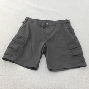 Duluth Shorts Mens 42 Dryflex Fire Hose Black Cargo Work Heavy Canvas